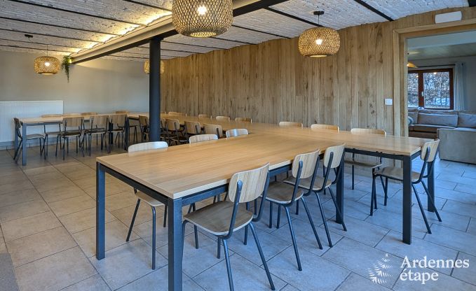 Maison de vacances � Manhay pour 30 personnes en Ardenne