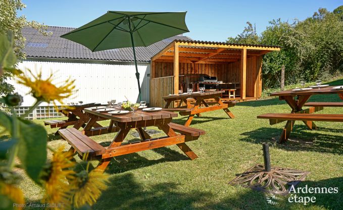 Maison de vacances � Manhay pour 33 personnes en Ardenne