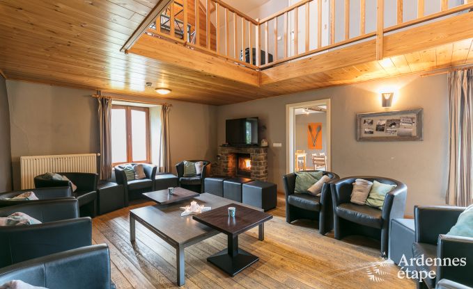 Maison de vacances � Manhay pour 33 personnes en Ardenne