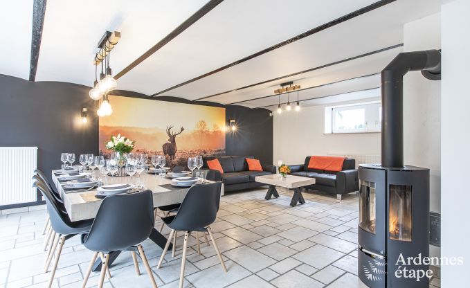 Maison de vacances � Manhay pour 9 personnes en Ardenne