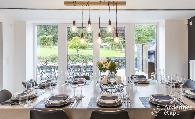 Maison de vacances � Manhay pour 9 personnes en Ardenne