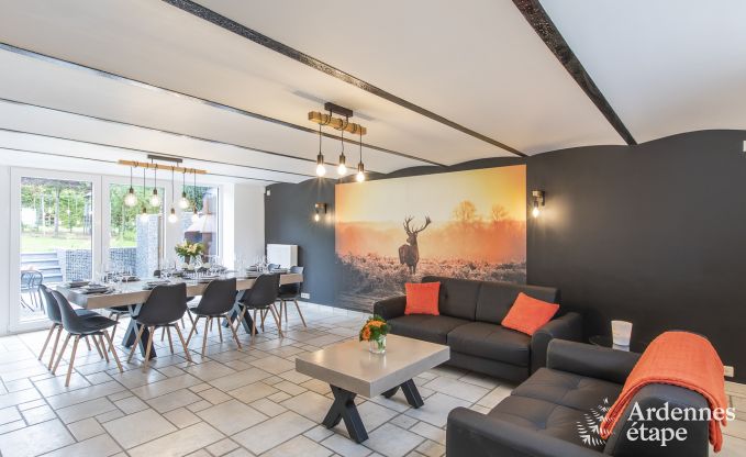 Maison de vacances � Manhay pour 9 personnes en Ardenne