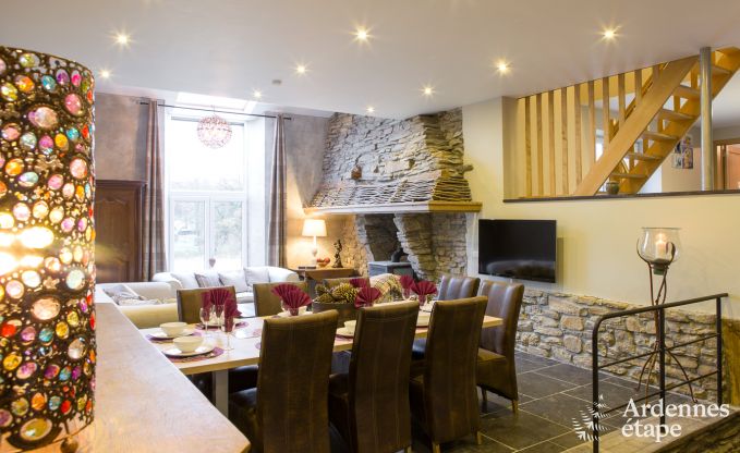 Maison de vacances � Manhay pour 9 personnes en Ardenne