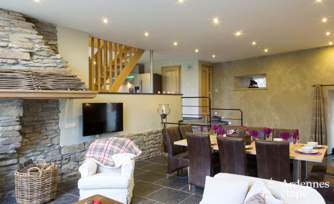 Maison de vacances � Manhay pour 9 personnes en Ardenne