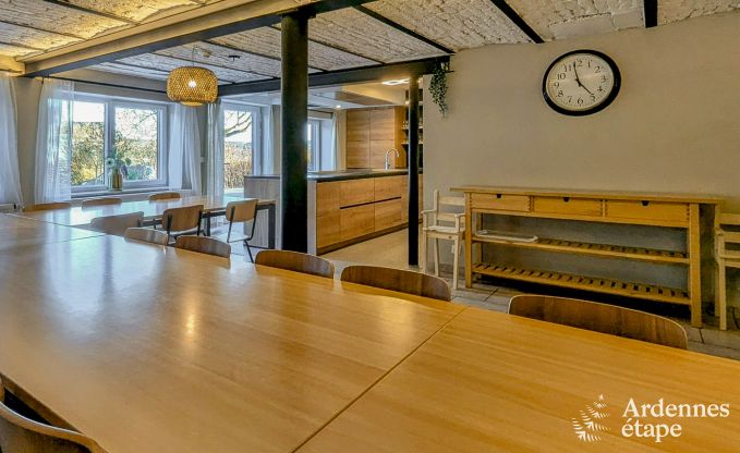 Maison de vacances � Manhay pour 30 personnes en Ardenne