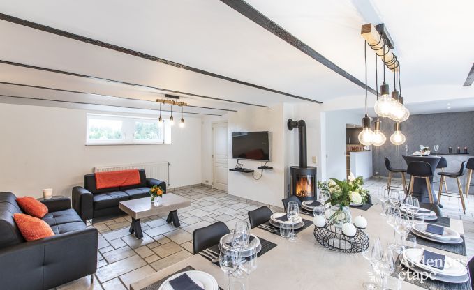Maison de vacances � Manhay pour 9 personnes en Ardenne