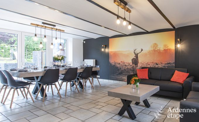 Maison de vacances � Manhay pour 9 personnes en Ardenne