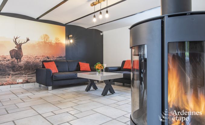 Maison de vacances � Manhay pour 9 personnes en Ardenne