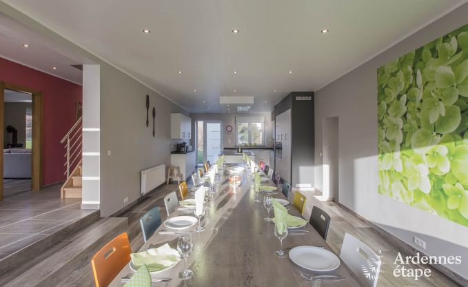 Maison de vacances � Manhay pour 20 personnes en Ardenne