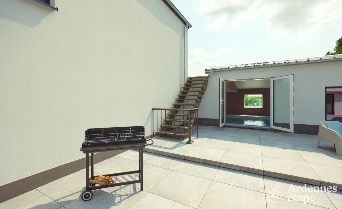 Villa  Marche-en-Famenne pour 28 personnes avec 11 chambres, piscine intrieure et sauna