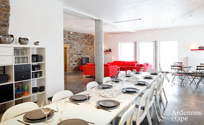Maison de vacances � Marche pour 14 personnes en Ardenne