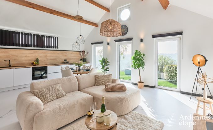 Maison de vacances romantique  Marchin pour 2 personnes avec bien-tre priv et vue magnifique