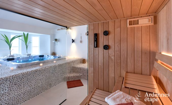 Maison de vacances romantique  Marchin pour 2 personnes avec bien-tre priv et vue magnifique