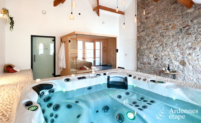 Maison de vacances romantique  Marchin pour 2 personnes avec bien-tre priv et vue magnifique