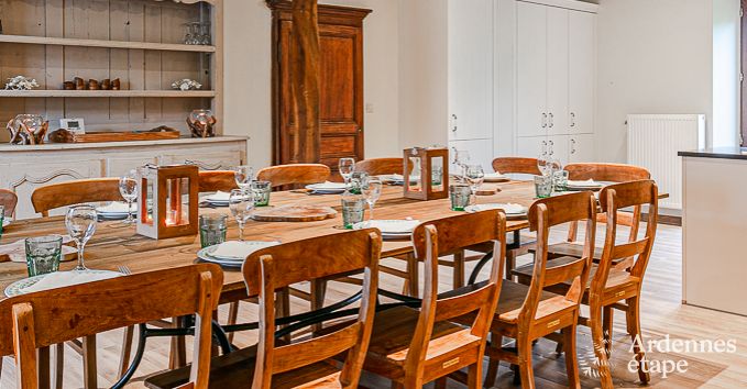 Maison de vacances � Maredsous pour 14 personnes en Ardenne