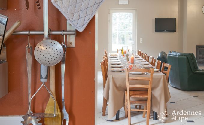 Maison de vacances � Maredsous pour 20 personnes en Ardenne