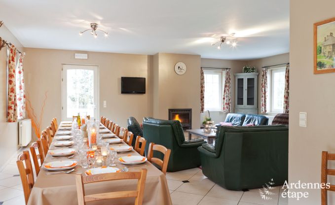 Maison de vacances � Maredsous pour 20 personnes en Ardenne