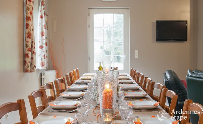 Maison de vacances � Maredsous pour 20 personnes en Ardenne