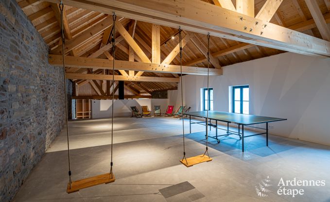 Maison de vacances � Maredsous pour 18 personnes en Ardenne