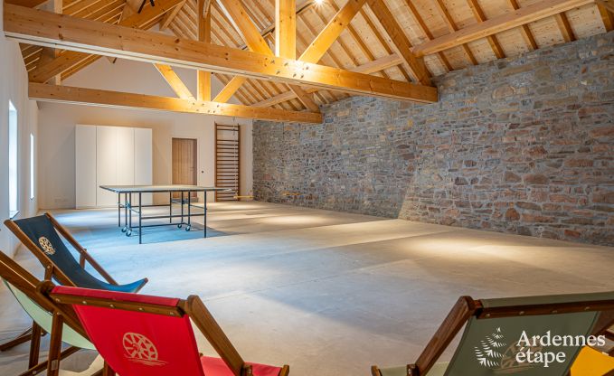 Maison de vacances � Maredsous pour 18 personnes en Ardenne