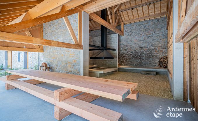 Maison de vacances � Maredsous pour 18 personnes en Ardenne