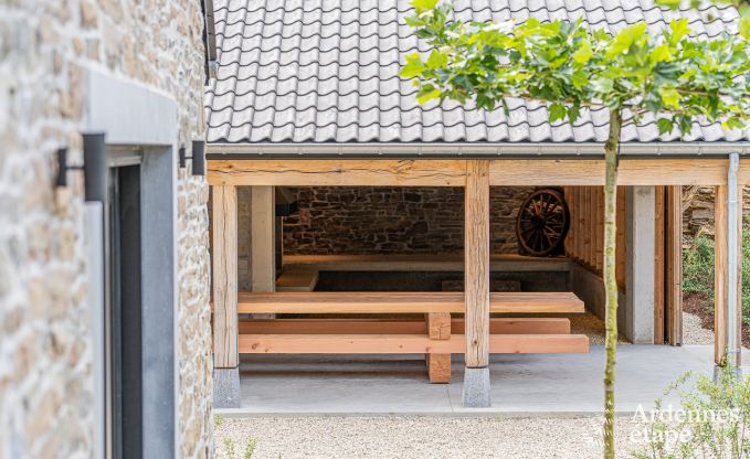 Maison de vacances � Maredsous pour 18 personnes en Ardenne