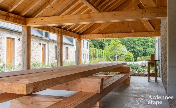 Maison de vacances � Maredsous pour 18 personnes en Ardenne