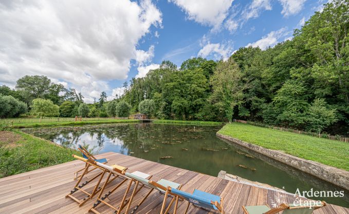 Maison de vacances � Maredsous pour 18 personnes en Ardenne