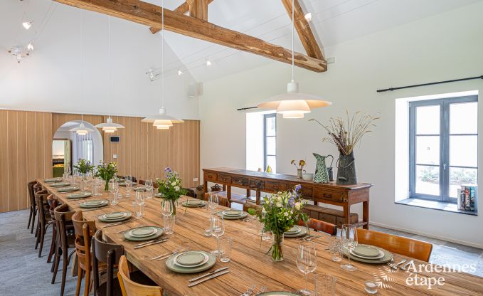 Maison de vacances � Maredsous pour 18 personnes en Ardenne