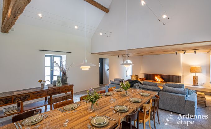 Maison de vacances � Maredsous pour 18 personnes en Ardenne