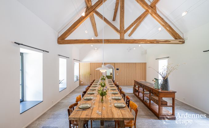 Maison de vacances � Maredsous pour 18 personnes en Ardenne
