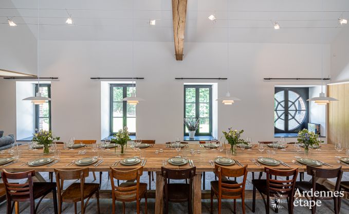Maison de vacances � Maredsous pour 18 personnes en Ardenne