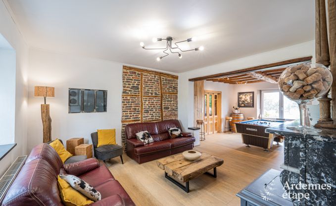 Maison de vacances � Maredsous pour 13 personnes en Ardenne