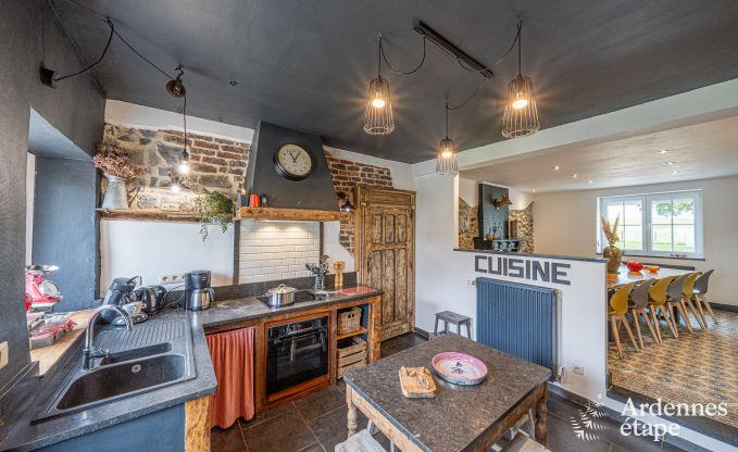 Maison de vacances � Maredsous pour 13 personnes en Ardenne