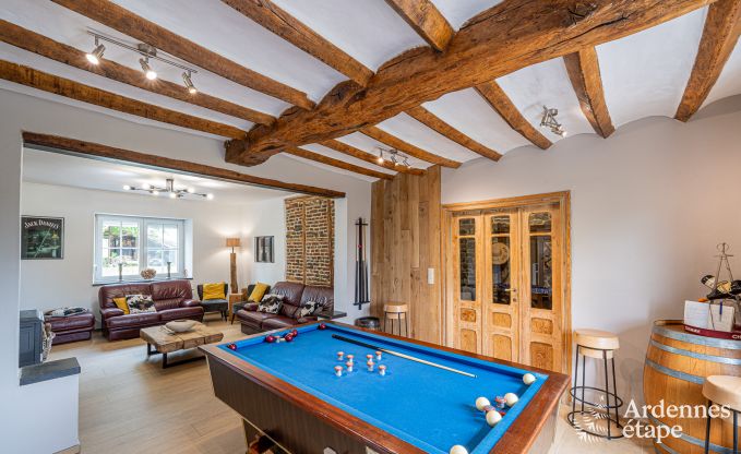 Maison de vacances � Maredsous pour 13 personnes en Ardenne