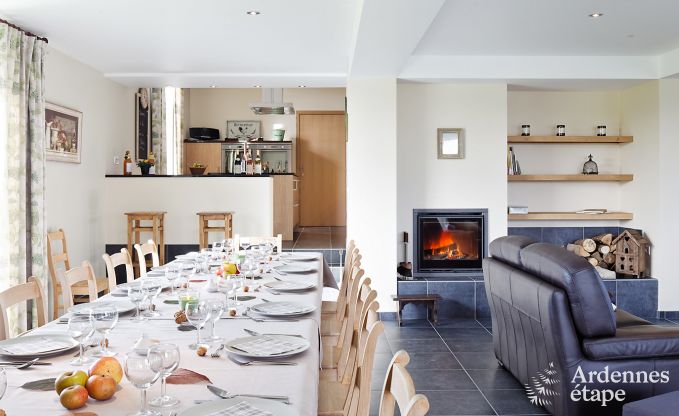Villa de Luxe � Maredsous pour 16 personnes en Ardenne