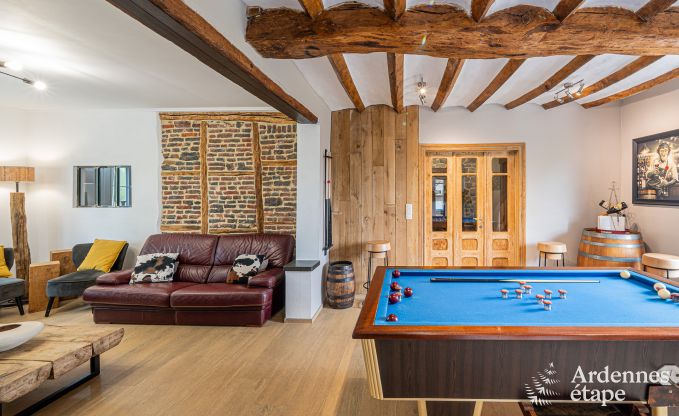 Maison de vacances � Maredsous pour 13 personnes en Ardenne