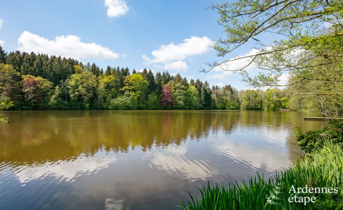 Chalet romantique au bord de l'eau pour 2 personnes � Momignies