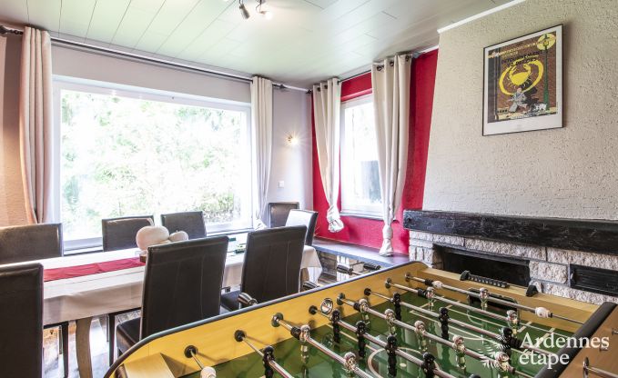 Escapade en pleine nature en Ardenne : Villa spacieuse � Houffalize (Nadrin) pour 18 personnes avec nombreux �quipements et services, animaux bienvenus