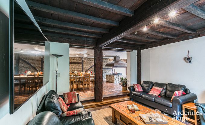 Maison de vacances � Nassogne pour 15 personnes en Ardenne