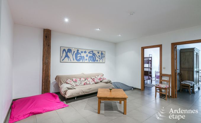 Maison de vacances � Nassogne pour 15 personnes en Ardenne