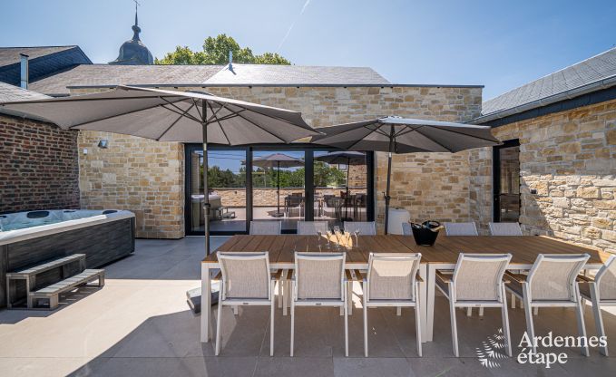 Villa luxueuse  Nassogne avec jacuzzi, 6 chambres et 6 salles de bains