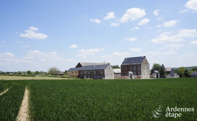 Château-ferme pour 15 personnes à louer en Ardenne (Ohey)