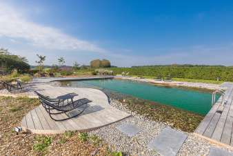 Maison de vacances romantique pour 2 avec sauna et piscine  Ohey, Ardenne