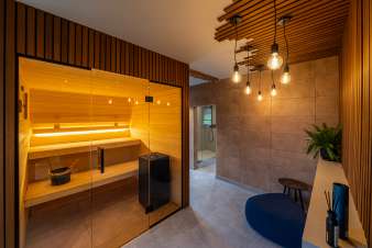 Villa de luxe à Ohey pour 10 personnes avec bien-être et jardin privé avec vue