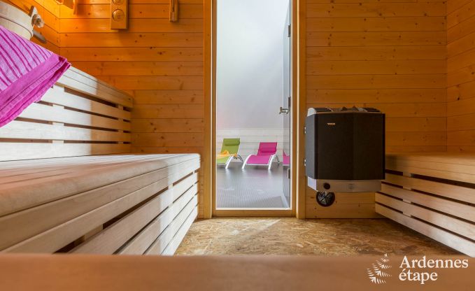 Location de vacances 3.5 étoiles avec sauna et jacuzzi à Ovifat