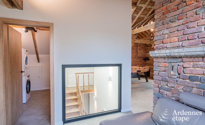 Maison de vacances moderne � Paliseul pour 14 personnes avec piscine et salle de jeux � Redu en Ardenne