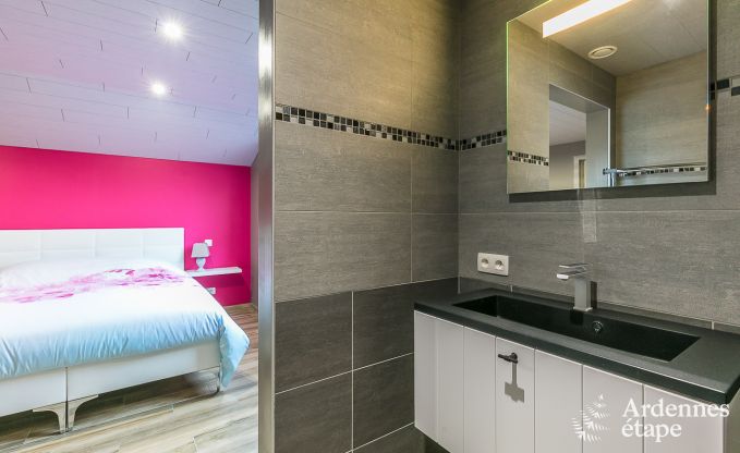 Maison de vacances avec piscine, wellness et jeux � Paliseul pour 14 personnes en Ardenne