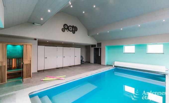Maison de vacances avec piscine, wellness et jeux � Paliseul pour 14 personnes en Ardenne