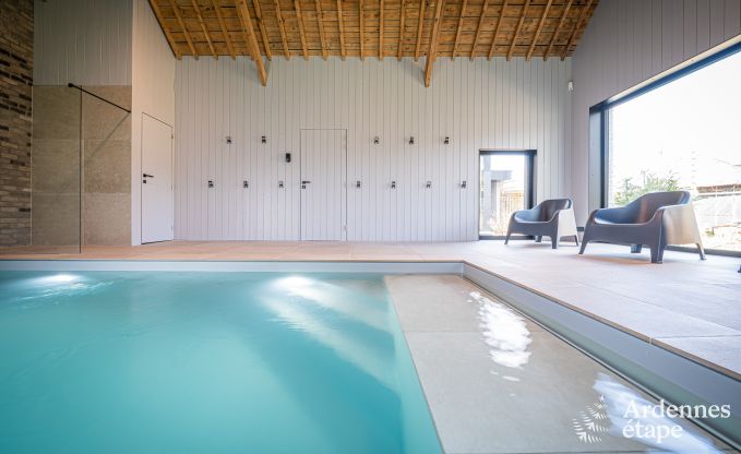 Maison de vacances moderne � Paliseul pour 14 personnes avec piscine et salle de jeux � Redu en Ardenne